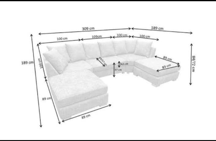 Bishop U shape sofa