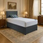 Single Divan Bed With Choice of Mattress - Headboard & Storage