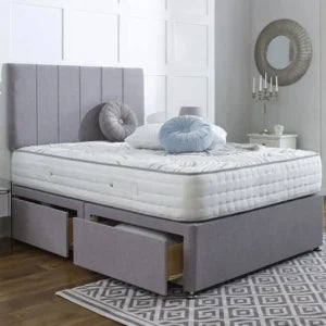 Single Divan Bed With Choice of Mattress - Headboard & Storage