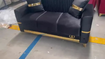 Turkish 3 Seater Ottoman Storage Sofa Bed Modern Luxury Bedroom with Cushions